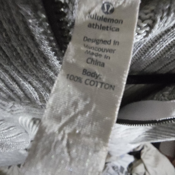 lululemon athletica Gray Ribbed Sweater - Picture 4 of 4